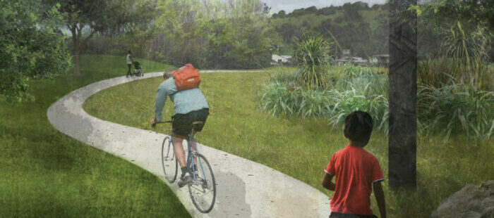 Oakura park and wetland rendering